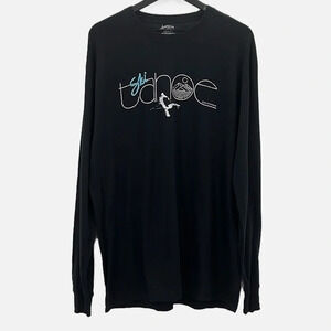 American Needle Ski Tahoe Crewneck Long Sleeve T Shirt in Black - NWOT - Size XL